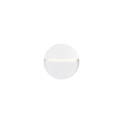 Recessed Wall Light Ip65 Nod Round Led 2.6w 3000k White 128lm SKU: PX-0351-BLA - Toplightco