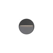 Recessed Wall Light Ip65 Nod Round Led 2.6w 3000k Black 128lm SKU: PX-0351-NEG - Toplightco