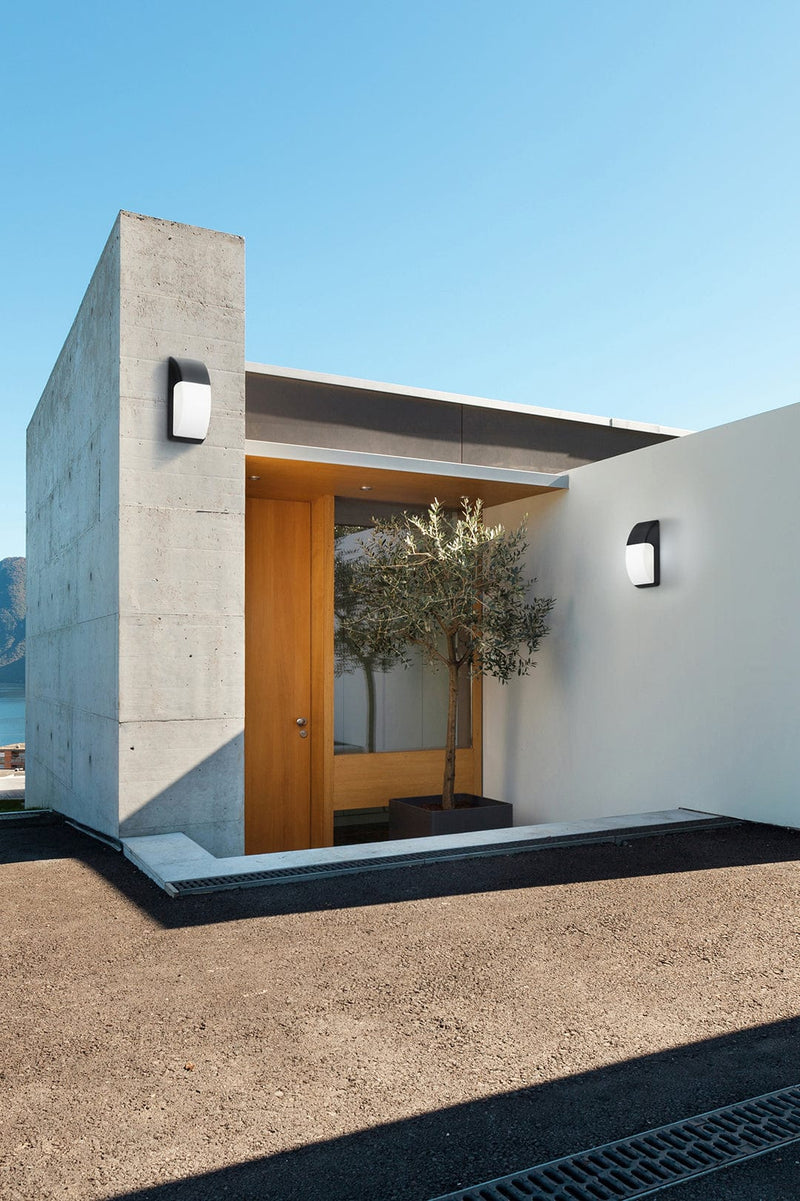 Wall Light Ip65 Area E27 15w Black 1263lm SKU: PX-0352-NEG - Toplightco