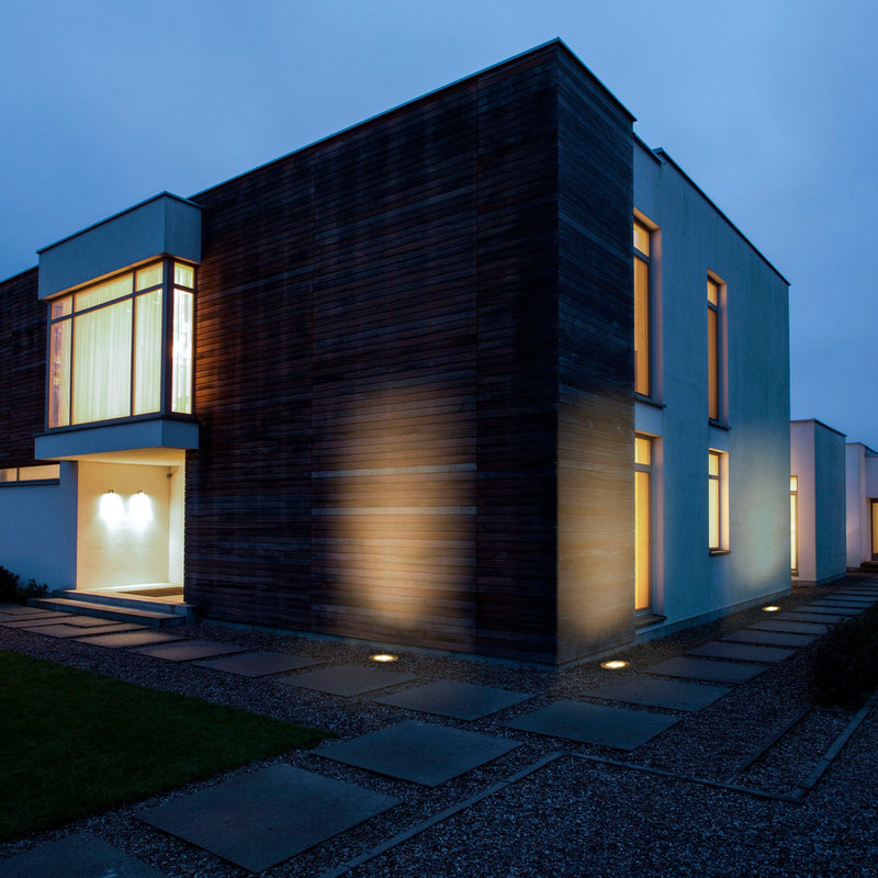 Recessed Uplighting Ip65-ip67 Ringo Ø155mm Led 9.1w 3000k Stainless Steel 632lm SKU: PX-0355-INO - Toplightco