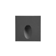 Recessed Wall Light Ip65 Icon Square Led 2.2w 3000k Black 61lm SKU: PX-0357-NEG - Toplightco