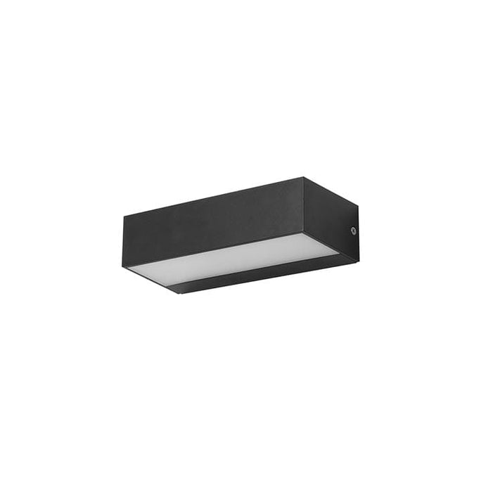 Wall Light Ip65 Ara Small Led 7.2w 3000k Urban Grey 471lm SKU: PX-0376-ANT - Toplightco