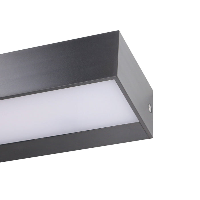 Wall Light Ip65 Ara Small Led 7.2w 3000k Urban Grey 471lm SKU: PX-0376-ANT - Toplightco