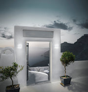 Wall Light Ip65 Ara Small Led 7.2w 3000k White 471lm SKU: PX-0376-BLA - Toplightco