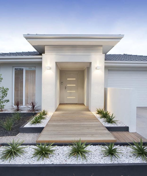 Wall Light Ip54 Rex Led 5.2w 3000k White 244lm SKU: PX-0432-BLA - Toplightco