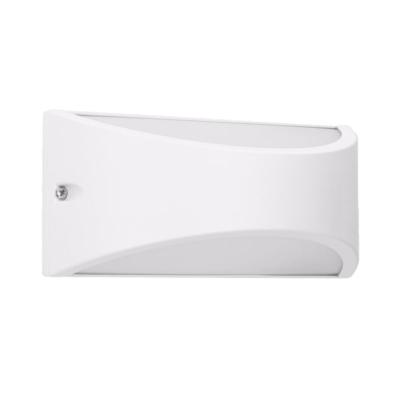 Wall Light Ip54 Kapa Led 8.7w 3000k White 444lm SKU: PX-0468-BLA - Toplightco