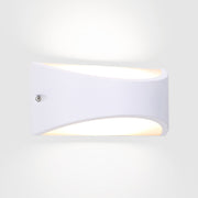 Wall Light Ip54 Kapa Led 8.7w 3000k White 444lm SKU: PX-0468-BLA - Toplightco