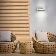 Wall Light Ip54 Kapa Led 8.7w 3000k White 444lm SKU: PX-0468-BLA - Toplightco