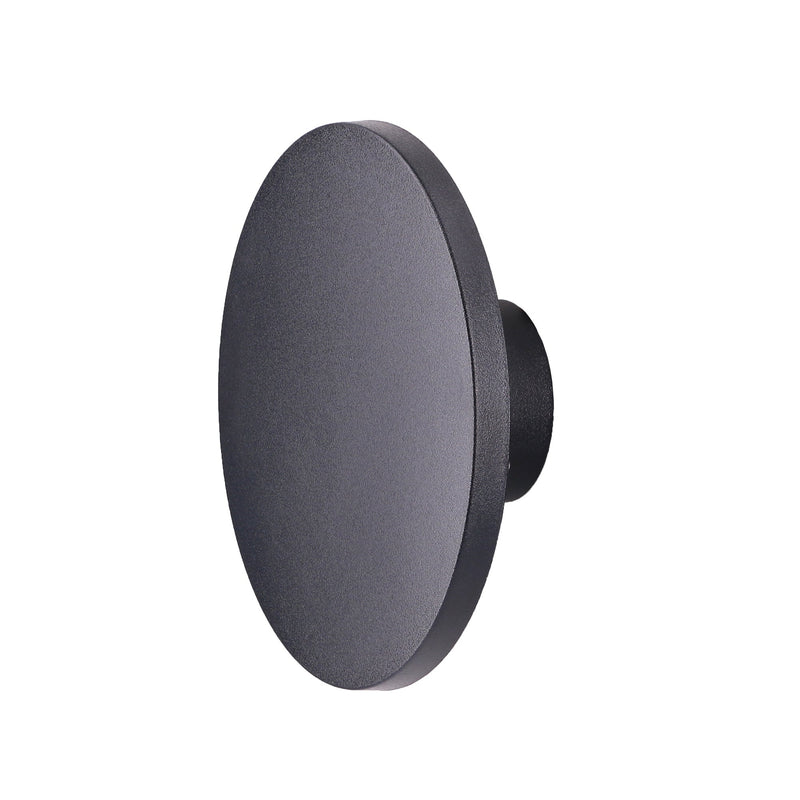 Wall Light Ip44 Yika Led 6.3w 3000k Black 677lm SKU: PX-0486-NEG - Toplightco