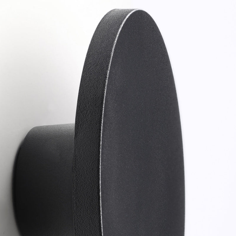 Wall Light Ip44 Yika Led 6.3w 3000k Black 677lm SKU: PX-0486-NEG - Toplightco