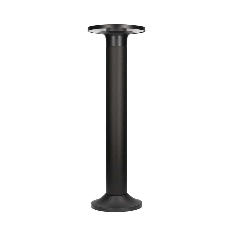 Bollard Light Post Outdoor Ip44 Yika Led 6.3w 3000k Black 677lm SKU: PX-0487-NEG - Toplightco
