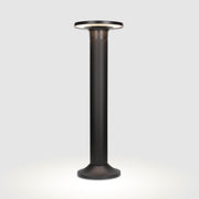 Bollard Light Post Outdoor Ip44 Yika Led 6.3w 3000k Black 677lm SKU: PX-0487-NEG - Toplightco
