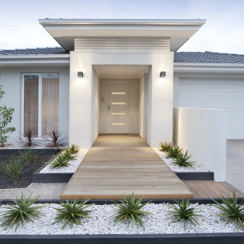 Wall Light Ip54 Rex Led 5.2w 4000k Urban Grey 350lm SKU: PX-0526-ANT - Toplightco