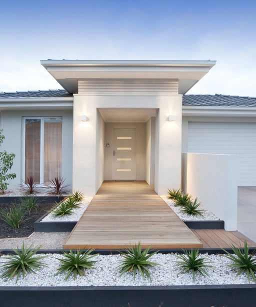 Wall Light Ip54 Rex Led 5.2w 4000k White 350lm SKU: PX-0526-BLA - Toplightco