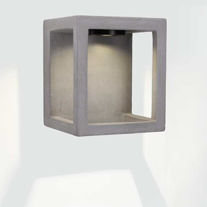 Wall Light Ip65 Box Led 4w 4000k Cement 208lm SKU: PX-0527-CEM - Toplightco