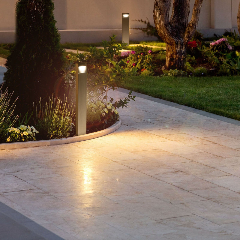 BOLLARD IP65 HIDE LED 8.2 LED NEUTRAL-WHITE 4000K URBAN GREY 812 SKU: PX-0537-ANT - Toplightco