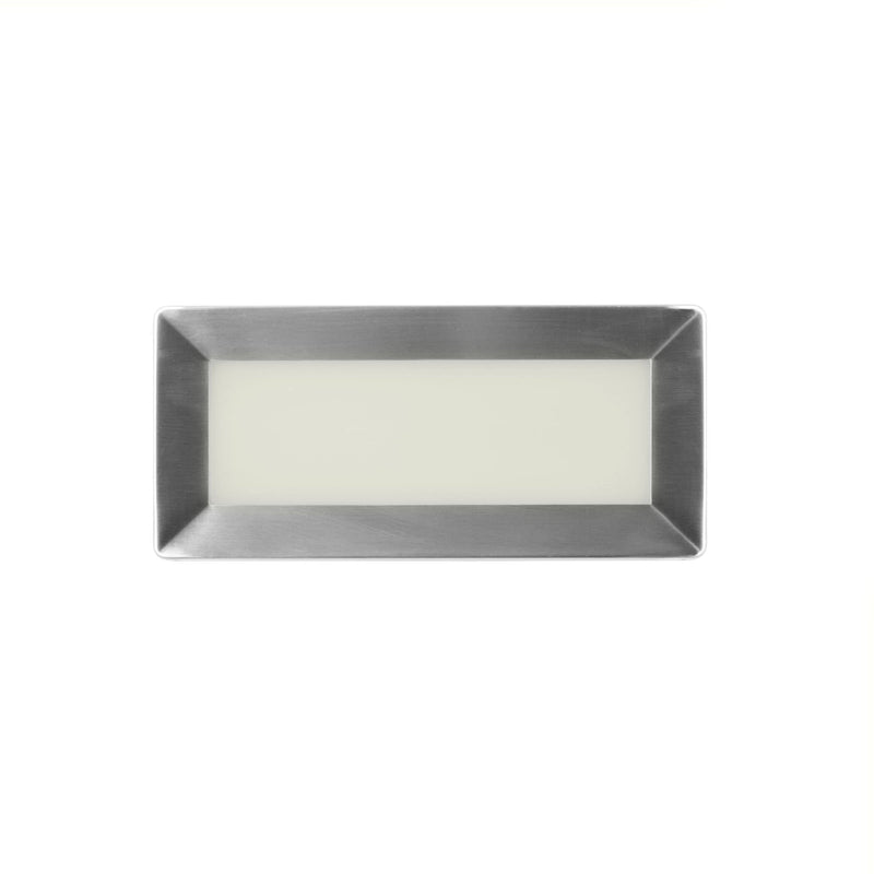 WALL FIXTURE IP65 RECT LED 3.3 LED NEUTRAL-WHITE 4000K STAINLESS STEEL 345 SKU: PX-0540-ALU - Toplightco