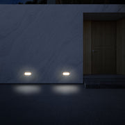 WALL FIXTURE IP65 RECT LED 3.3 LED NEUTRAL-WHITE 4000K STAINLESS STEEL 345 SKU: PX-0540-ALU - Toplightco