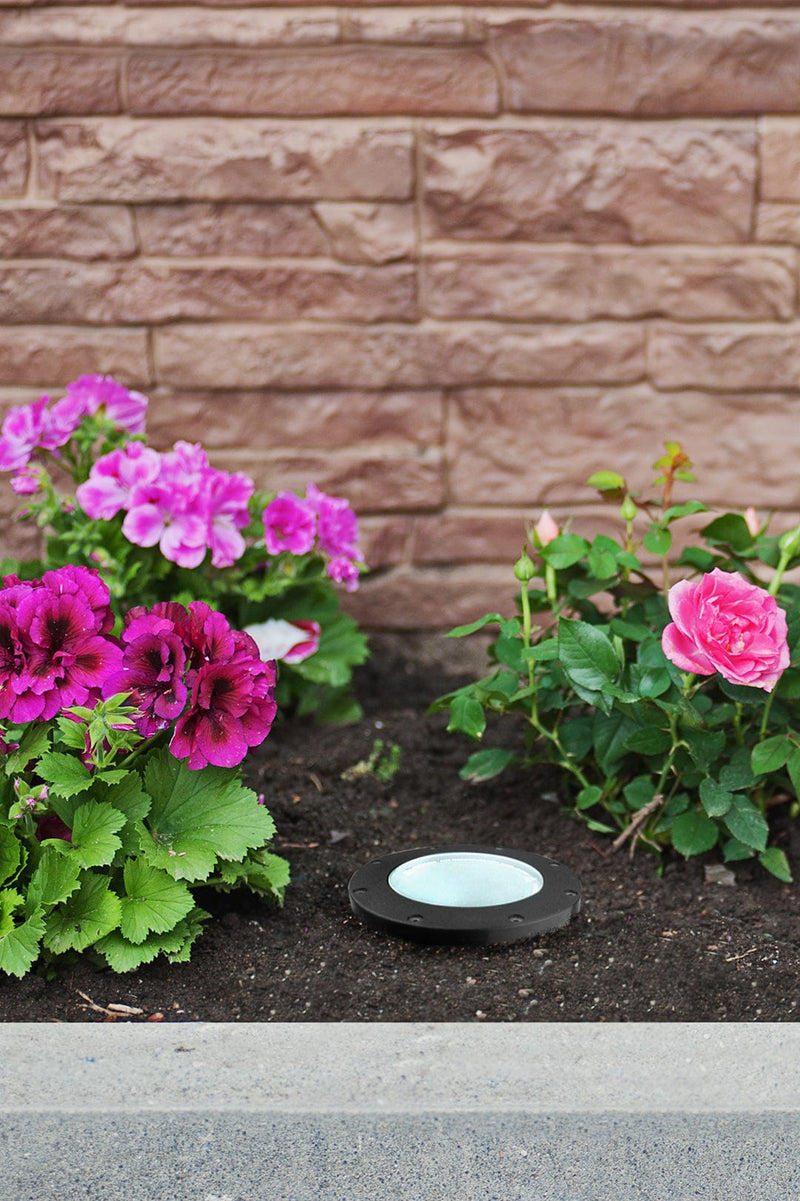 Recessed Uplighting Ip65-ip67 Tidian Ø172mm E27 15w Black 1060lm SKU: PX-1200-NEG - Toplightco