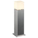 SLV 1000345 SQUARE POLE 60, E27, outdoor floor stand, stainless steel 304, max. 20W, IP44 - Toplightco