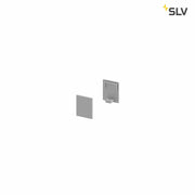 SLV 1000481 GRAZIA 10 Endcap for GRAZIA Surface profile flat, 2 pcs., high version, alu - Toplightco