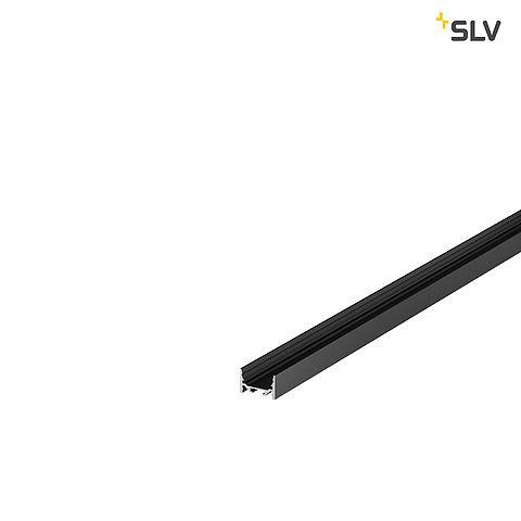 SLV 1000531 Grazia 20 Led Surface Profile, Flat, Smooth, 2m, Black - Toplightco