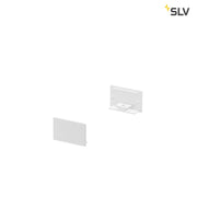SLV 1000560 GRAZIA 20 end cap for GRAZIA surface mounted profile flat, 2 pcs., flat version, white - Toplightco