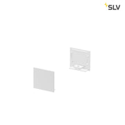 SLV 1000566 GRAZIA 20 end cap for GRAZIA surface mounted profile standard, 2 pcs., flat version, white - Toplightco
