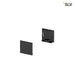 SLV 1000567 GRAZIA 20 Endcap for GRAZIA Surface profile standard, 2 pcs., flat Version, black - Toplightco