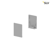SLV 1000568 GRAZIA 20 Endcap for GRAZIA Surface profile standard, 2 pcs., high version, alu - Toplightco
