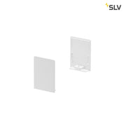 SLV 1000569 GRAZIA 20 Endcap for GRAZIA Surface profile standard, 2 pcs., high version, white - Toplightco