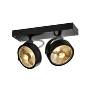 SLV 1000703 KALU 2 ES111, Wall and Ceiling luminaire, black, max. 75W - Toplightco