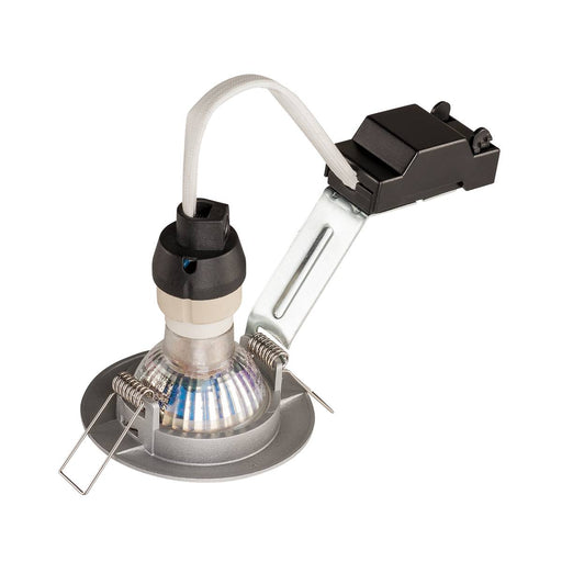 SLV 1000717 PIKA GU10, Recessed ceiling luminaire, non-adjustable, silvergrey, max. 50W - Toplightco