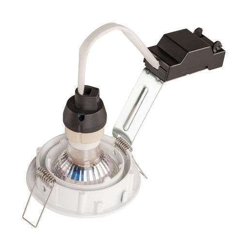 SLV 1000718 PIKA GU10, Recessed ceiling luminaire, adjustable, white, max. 50W - Toplightco