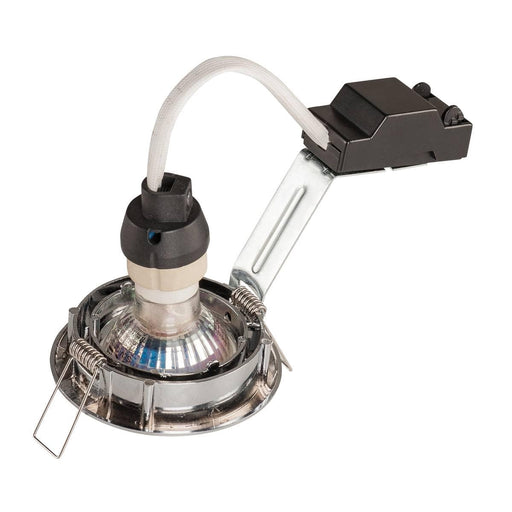 SLV 1000719 PIKA GU10, Recessed ceiling luminaire, adjustable, chrome, max. 50W - Toplightco