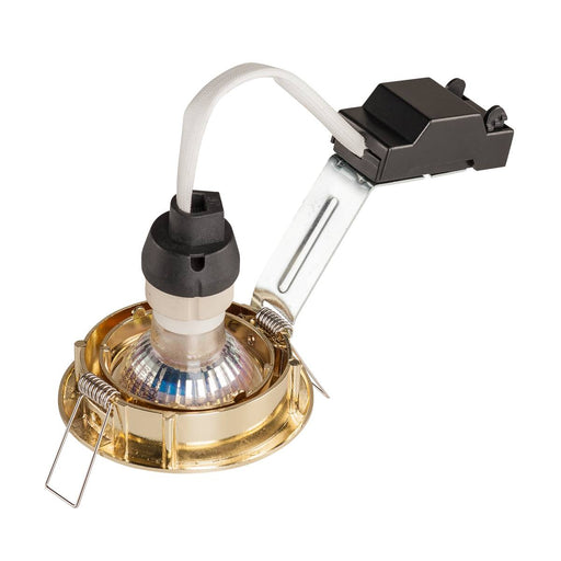 SLV 1000720 PIKA GU10, Recessed ceiling luminaire, adjustable, brass, max. 50W - Toplightco