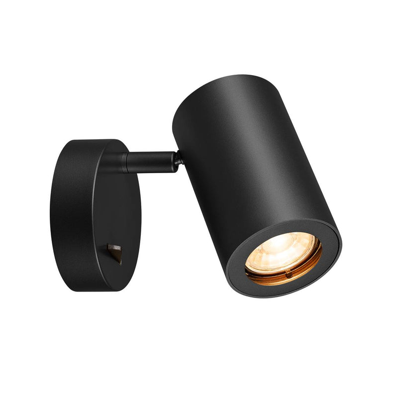 SLV 1000729 ENOLA_B Wall luminaire, GU10, with switch, black, max. 50W - Toplightco