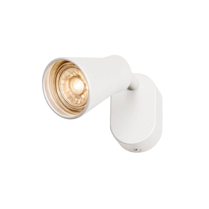 SLV 1000887 AVO CW Single, Indoor surface-mounted wall and ceiling light, GU10, white, max. 50W - Toplightco