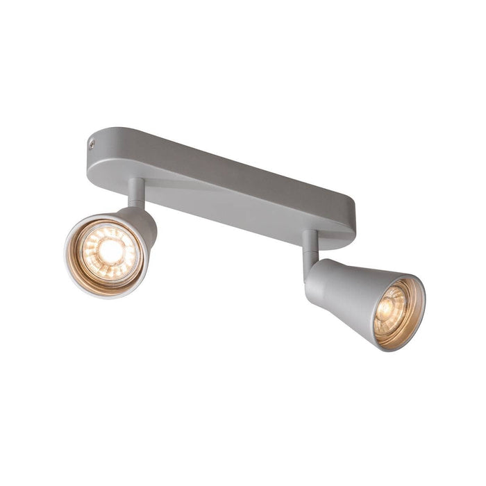 SLV 1000891 AVO CW Double, Indoor surface-mounted wall and ceiling light, GU10, silver, max. 50W - Toplightco