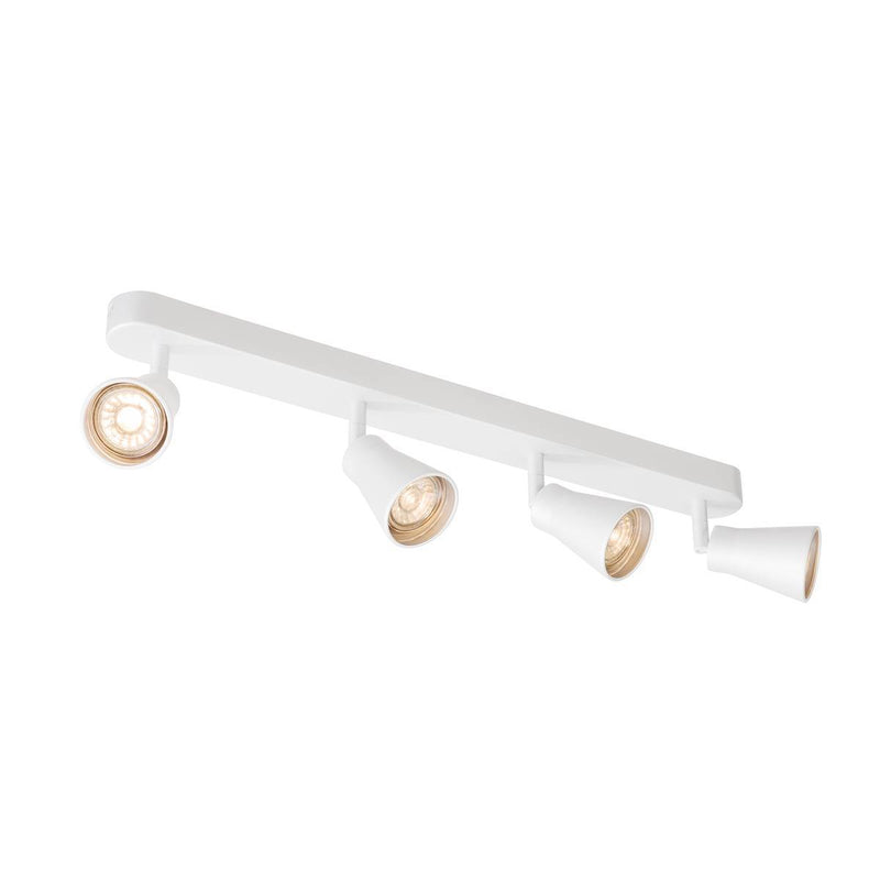 SLV 1000896 AVO CW Quad, Indoor surface-mounted wall and ceiling light, GU10, white, max. 50W - Toplightco