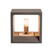 SLV 1000911 SOLID CUBE Wall luminaire, QT14, black sandstone, max. 25W - Toplightco