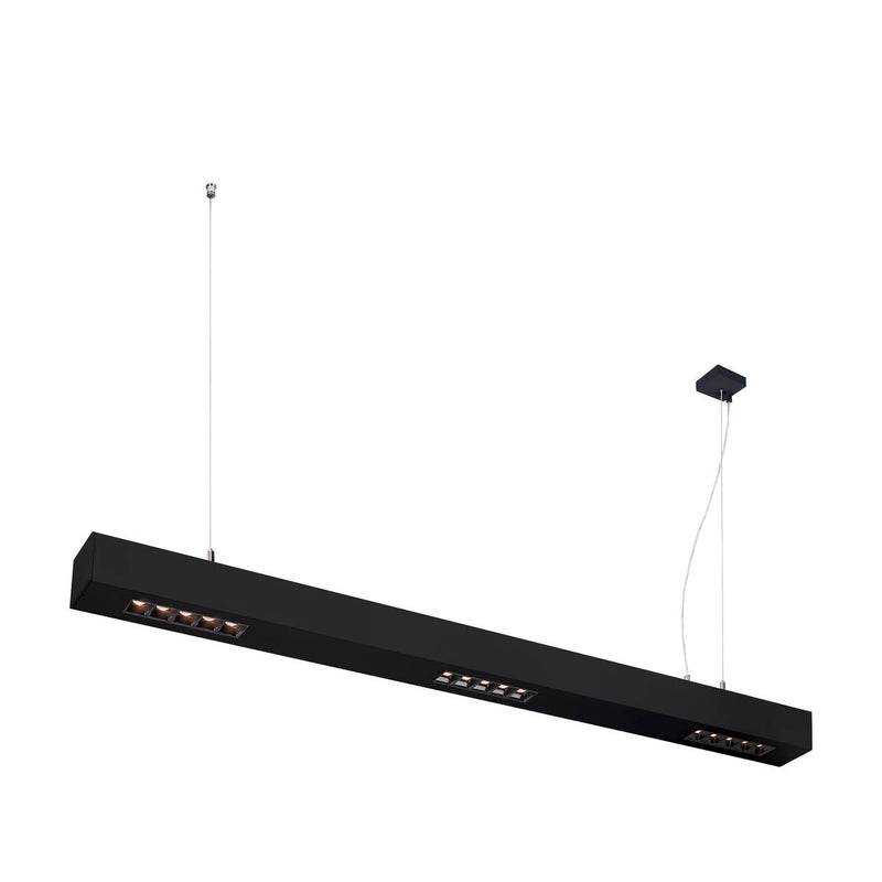SLV 1000927 Q-LINE PD, LED Indoor pendant light, 1m, BAP, black, 3000K - Toplightco