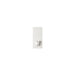 SLV 1001272 FENDA Basis, WL, Indoor surface-mounted wall light, E27, max. 40W, white - Toplightco