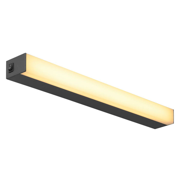 SLV 1001283 SIGHT LED, wall and ceiling light, with switch, 600mm, black - Toplightco