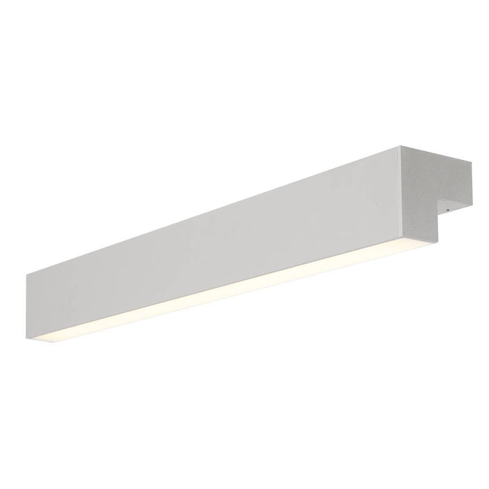 SLV 1001300 L-LINE 60 LED, wall and ceiling light, IP44, 3000K, 820lm, silver grey - Toplightco