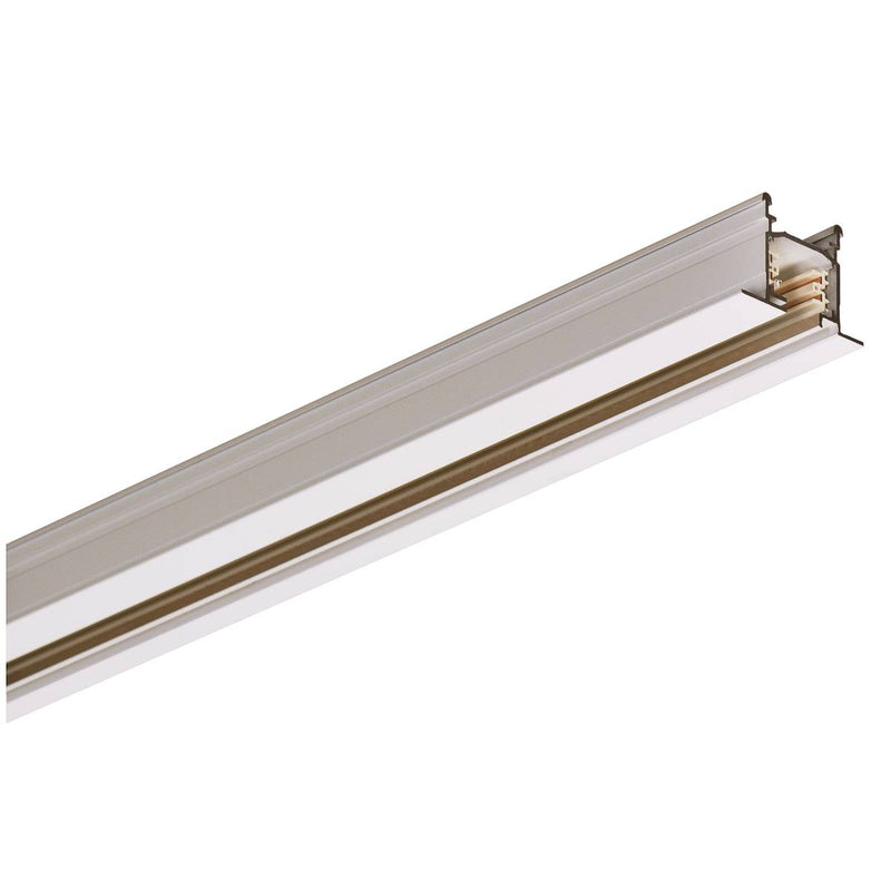 SLV 1001532 EUTRAC 3-Circuit recessed track, traffic white, 3m - Toplightco