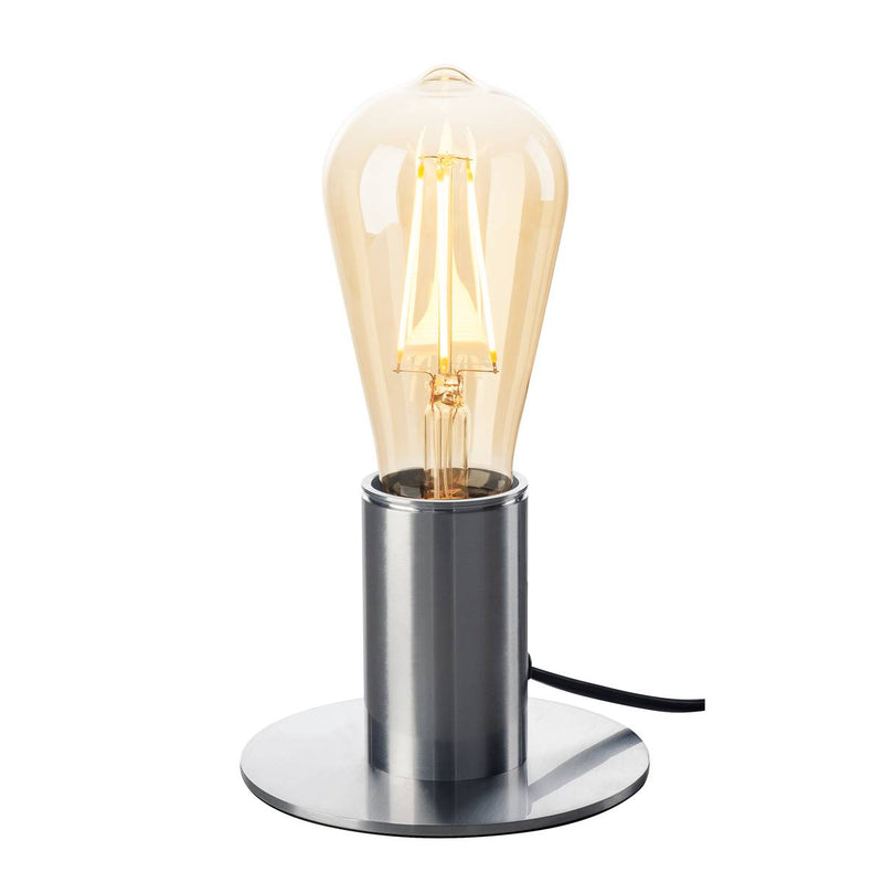SLV 1001678 FITU TL, indoor table lamp, aluminium brushed, E27, max. 10W - Toplightco