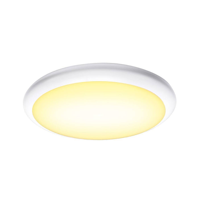 SLV 1001910 Ruba 16 Cw, Led Outdoor Surface-mounted Wall And Ceiling Light, White, Ip65, 3000/4000k - Toplightco