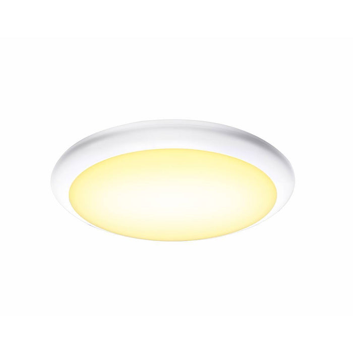 SLV 1001912 Ruba 10 Cw Sensor, Led Outdoor Surface-mounted Wall And Ceiling Light, White Ip65 3000/4000k - Toplightco
