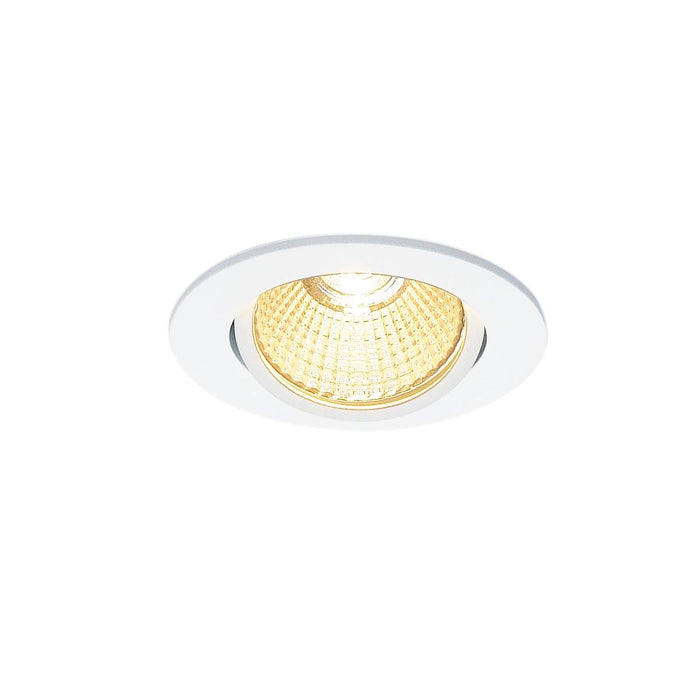 SLV 1001989 NEW TRIA round, LED indoor recessed ceiling light, white, 1800-3000K, 7.2W - Toplightco
